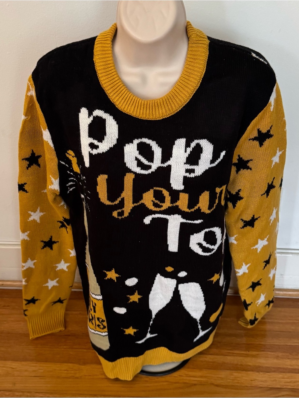Netflix Emily in Paris men In Your promotional Knit Sweater, size M Pop Your Top